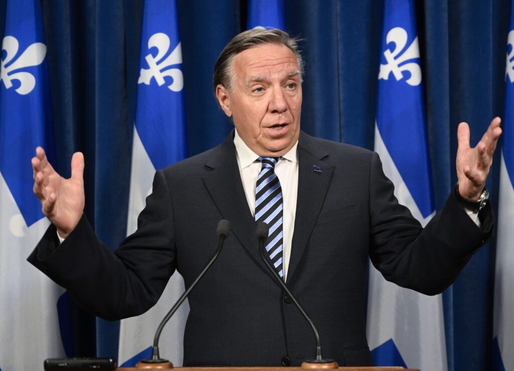 Quebec Premier Francois Legault.